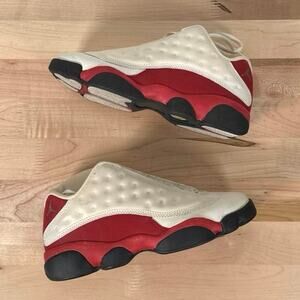 Air Jordan 13 Retro Low GS White Red 5.5Y Youth Sneakers